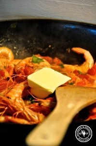 alla fine un po di burro